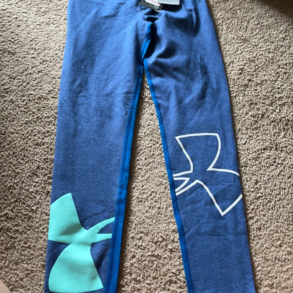 Girls Youth Medium Under Armour Leggings